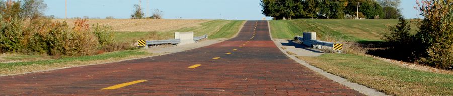 Red Brick Road near Auburn, Illinois Red Brick Road near Auburn, Illinois