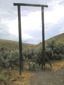 Bannock, Montana Gallows.