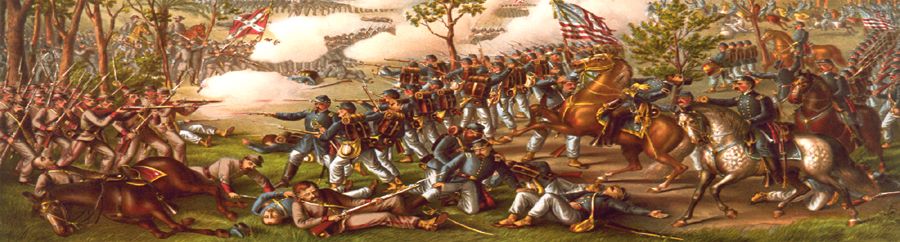 Battle of Atlanta, Georgia by Kurz & Allison, 1888. Battle of Atlanta, Georgia by Kurz & Allison, 1888.