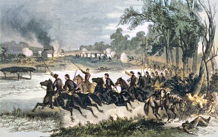 Battle of HoneySprings, Oklahoma, 1863. Battle of HoneySprings, Oklahoma, 1863.