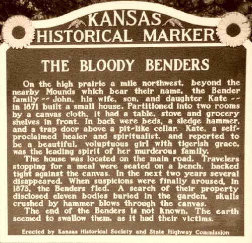 Bloody Benders Historical Marker Bloody Benders Historical Marker