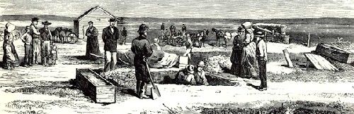 Bender Property Digging, sketch in Harper's Weekly, June 7, 1873 Bender Property Digging, sketch in Harper's Weekly, June 7, 1873