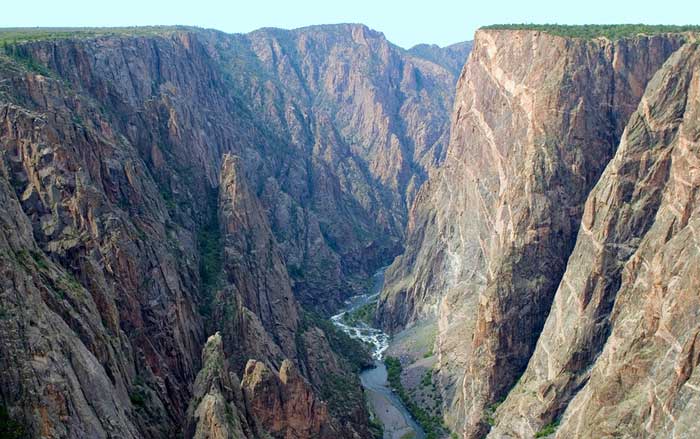 Black Canyon of the Gunnison, Colorado, by the National Park Service.