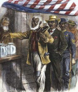 Black men vote. Black men vote.