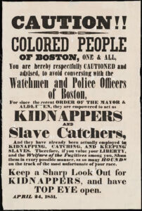 Boston Warning to Colored People.