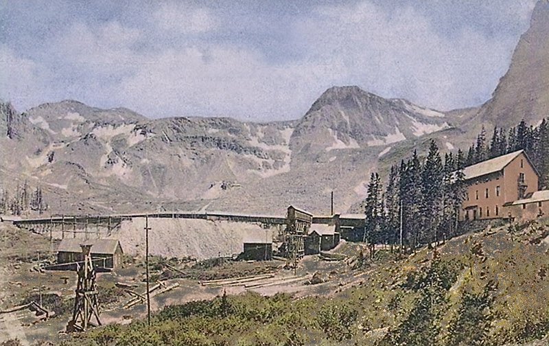 Camp Bird Mine near Ouray, Colorado. Camp Bird Mine near Ouray, Colorado.