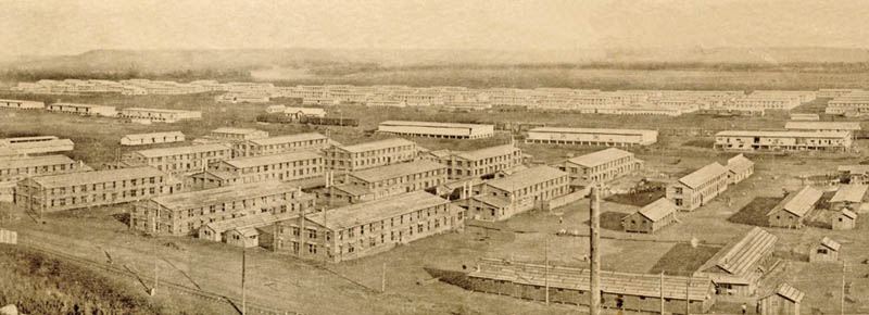 Camp Funston, Kansas about 1918. Camp Funston, Kansas about 1918.