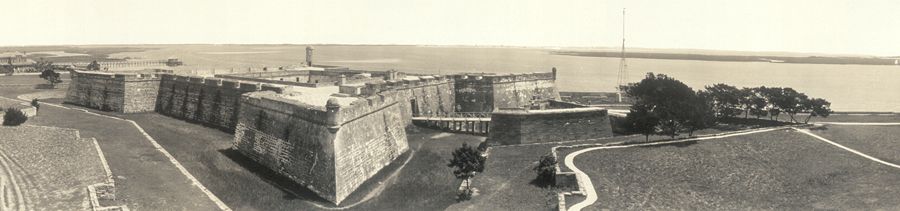 Castillo de San Marcos, St. Augustine, Florida by the Harris Co, 1912