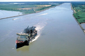 Chesapeake and Delaware Canal, Delaware City, courtesy of the American Society of Civil Engineers.