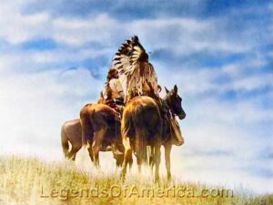 Cheyenne Warriors by Edward S. Curtis, 1905. 
