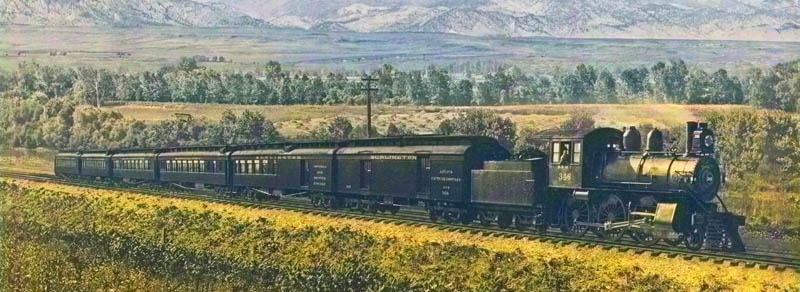 Chicago Special, Burlington Route, Colorado by William Henry Jackson, 1900