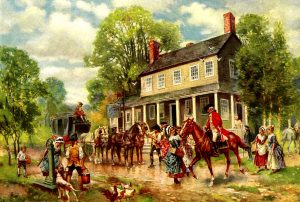 Concord stage by Percy Moran. Concord stage by Percy Moran.