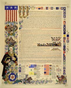 Declaration of Independence by Arthur Szyk