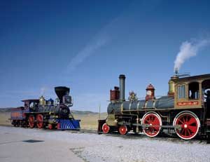 Engines Meet, Golden Spike, Promontory Summit, Utah by Carol Highsmith. Engines Meet, Golden Spike, Promitory Summit, Utah by Carol Highsmith.