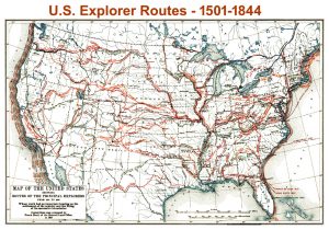 Explorer Map - 1501-1844 by the US Geological Survey Explorer Map - 1501-1844 by the US Geological Survey
