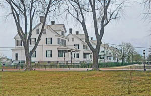 Officer's Row at Fort Dupont, Delaware, about 1920. Officer's Row at Fort Dupont, Delaware, about 1920.