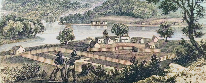 Fort Harmar, Ohio by Benson J. Lossing. Fort Harmar, Ohio by Benson J. Lossing.