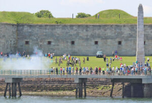 Fort Independence, Boston, Massachusetts, courtesy of the National Park Service.