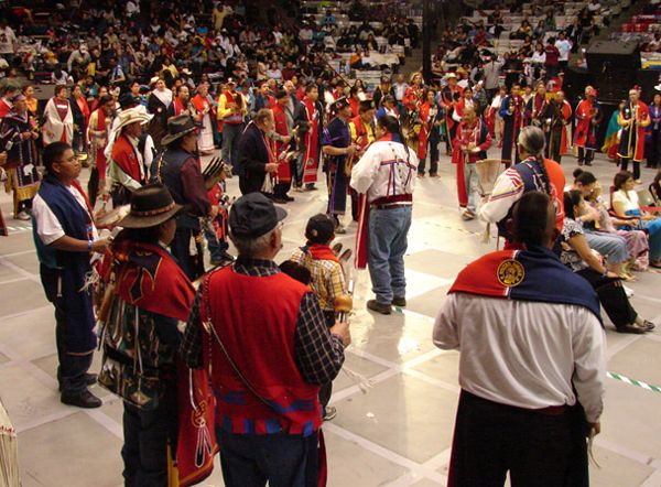 Gourd Dance, courtesy of Gathering of Nations. Gourd Dance, courtesy of Gathering of Nations.