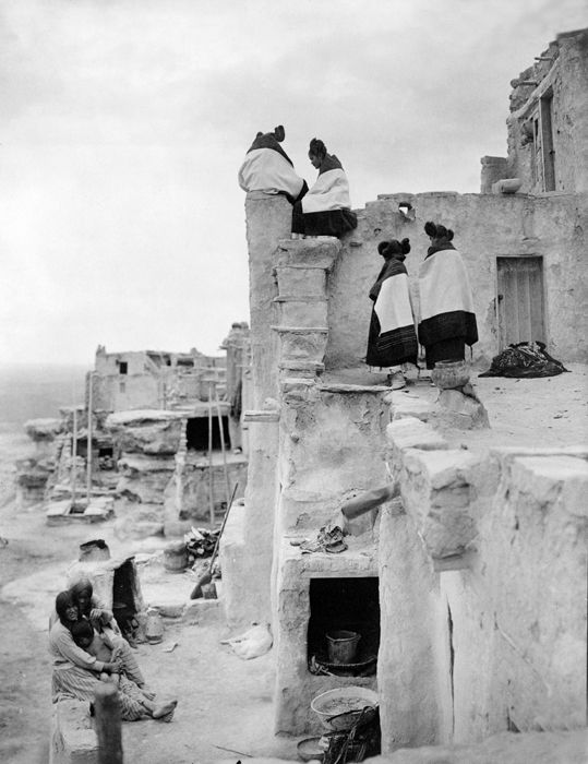 Hopi Pueblo by Edward S. Curtis, 1906 Hopi Pueblo by Edward S. Curtis, 1906