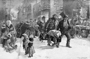 Italian Immigrants in New York by William A. Rogers, 1890