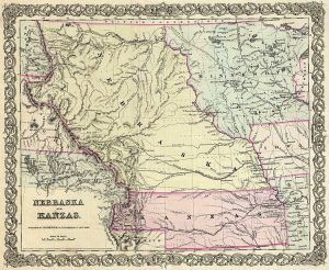 Kansas and Nebraska Territories, 1855. Kansas and Nebraska Territories, 1855