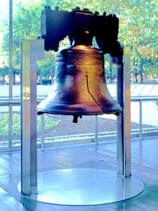 The Liberty Bell in Philadelphia, Pennsylvania. The Liberty Bell in Philadelphia, Pennsylvania.