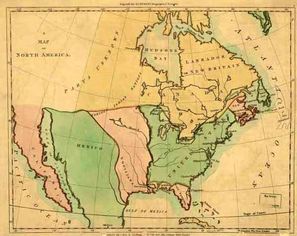 The Lousiana Purchase Historic Map The Lousiana Purchase Historic Map