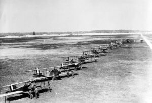 World War I Marines Base by Bain News Service, 1918.