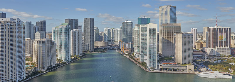 Miami, Florida Skyline by Carol Highsmith, 2020.