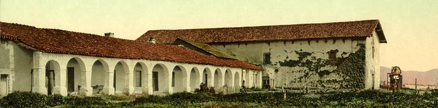 Mission San Miguel, California by the Detroit Photo Co, 1898