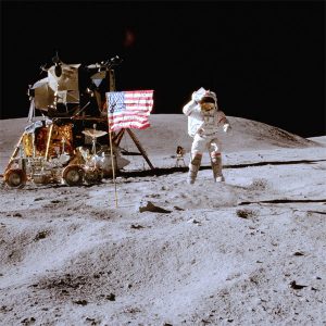 U.S. Flag on the Moon by NASA.