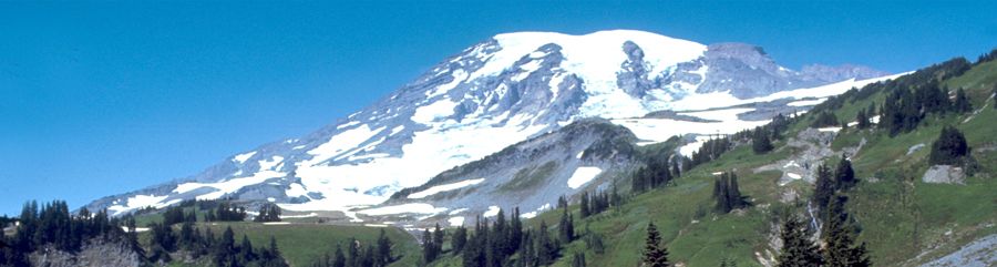 Mt. Ranier, Washington by the National Park Service. Mt. Ranier, Washington by the National Park Service.