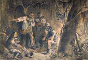 Nat Turner and his men by J. Rogers, 1863.