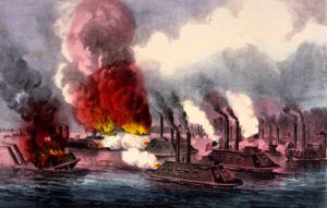 Naval victory on the Mississippi River