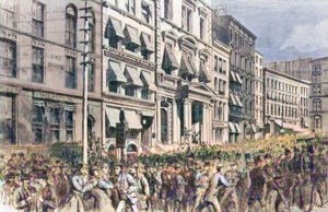 Financial Panic in New York City, 1873.