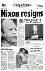 President Nixon resigns