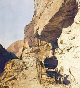 Camp Bird MineRoad, in Ouray County, Colorado, 1905. Camp Bird MineRoad, in Ouray County, Colorado, 1905.