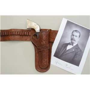 Colt SA 44-40 caliber Six Shooter revolver that Nabor was carrying during the Indian John Johns posse in 1907