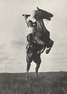 Erwin E. Smith (1886-1947), Photographer Erwin E. Smith riding a "sunfisher" and he is not pulling leather, Bonham, Texas; 1908, Gelatin silver print, Amon Carter Museum of American Art, Fort Worth, Texas, Bequest of Mary Alice Pettis, P1986.42.135 Erwin E. Smith (1886-1947), Photographer Erwin E. Smith riding a "sunfisher" and he is not pulling leather, Bonham, Texas; 1908, Gelatin silver print, Amon Carter Museum of American Art, Fort Worth, Texas, Bequest of Mary Alice Pettis, P1986.42.135