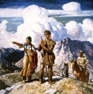 Sacagawea guided Lewis and Clark on their expedition of 1804-06. Sacagawea guided Lewis and Clark on their expedition of 1804-06