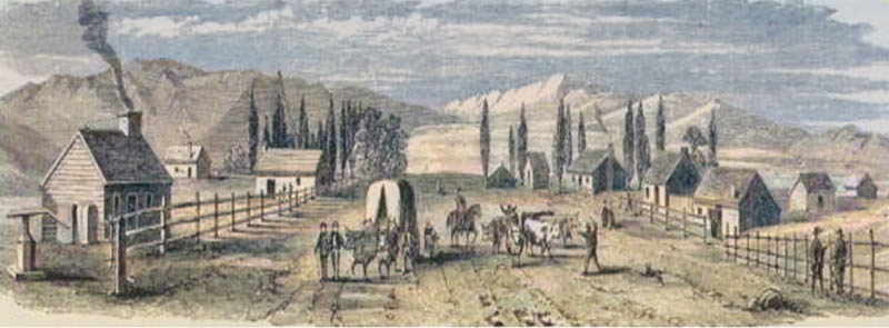Salt Lake City, Utah, 1851.