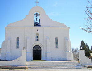 San Elizario, TX - Presidio Chapel of San Elizario, Texas. Photo by Kathy Alexander.