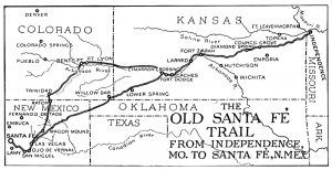 Santa Fe Trail Map Santa Fe Trail Map