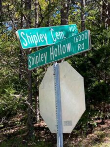 Shipley Hollow Street Sign Shipley Hollow Street Sign