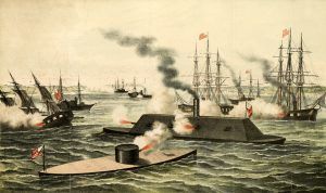 Civil War Ships by Henry Bill, 1862.