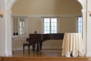 Piano on the Stanley Hotel Ballroom by Kathy Alexander. Piano on the Stanley Hotel Ballroom by Kathy Alexander.