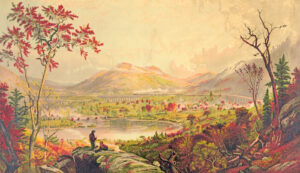 Starucca Valley, Erie Railroad by Jasper F. Cropsey, 1865.