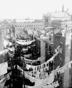 Tenement Housing in New York City, by Detroit Publishing, about 1900