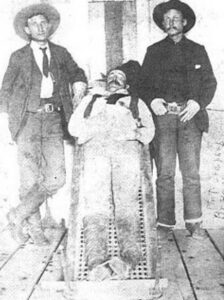 William “Tulsa Jack” Blake was killed by U.S. Deputy Marshal William Banks (left.)